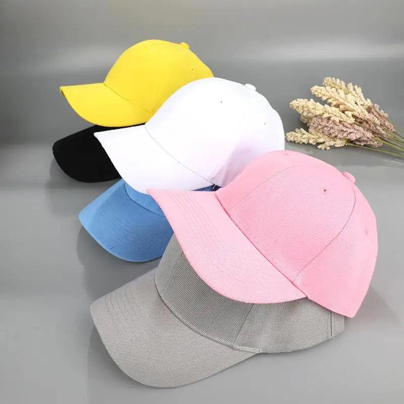 Fashion Candy Color Kids Baseball Cap Sun Protection