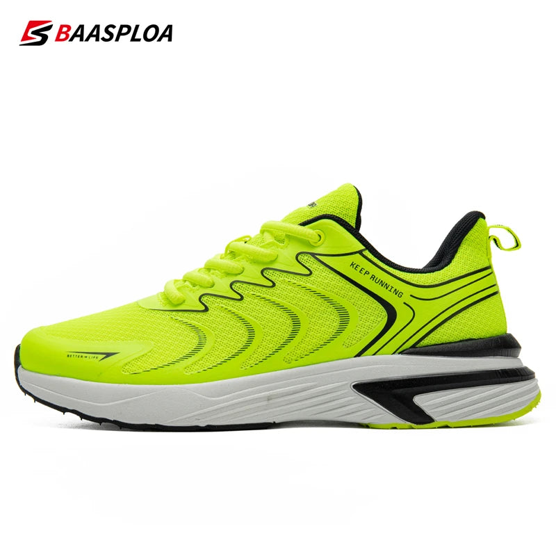 Baasploa Men's Cushioned Running Trainers