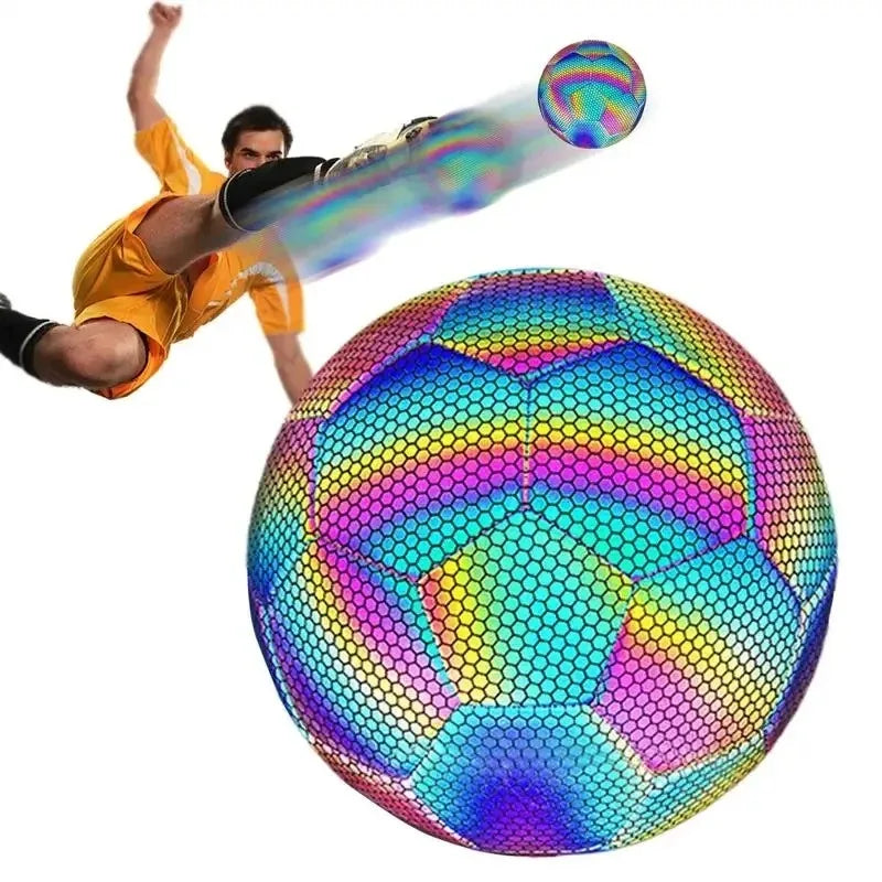 Soccer Reflective Football Luminous Ball Night Outdoor Sports