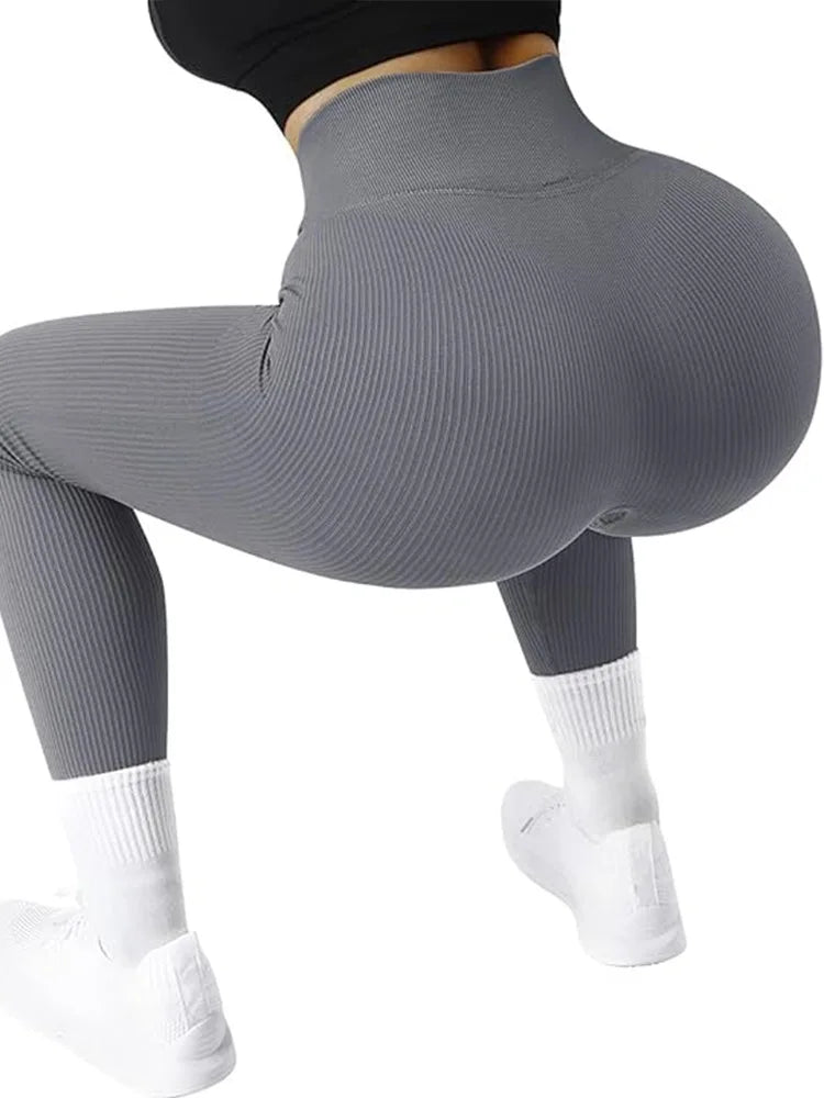 Women's High-Waisted Stretch Gym Leggings
