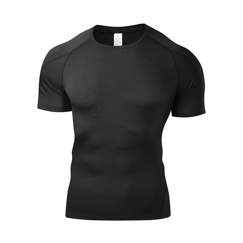Summer Men Running T Shirt Sportswear Male Elastic