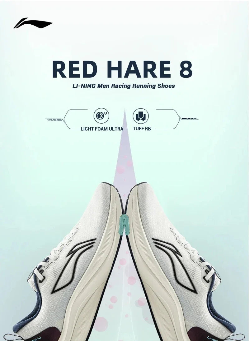 Li-Ning Men RED HARE 8 Racing Running Shoes