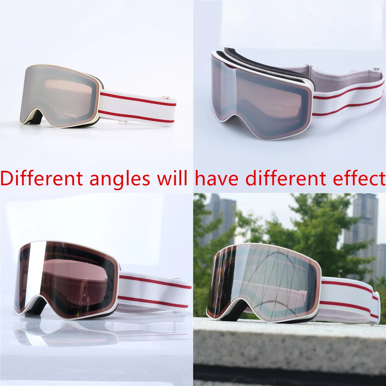 Ski Snowboard Goggles Women Men Skiing Eyewear Mask