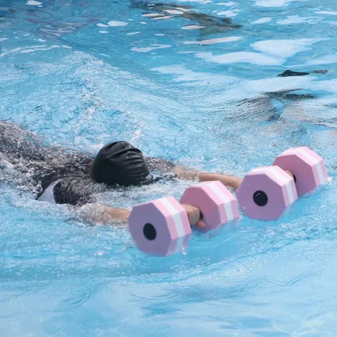 High-Density Foam Aqua Dumbbells, Pair