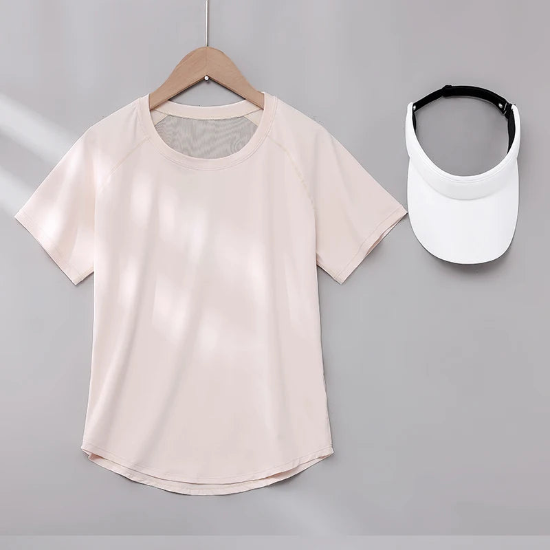 Women's Breathable Quick-Dry Yoga T-Shirt
