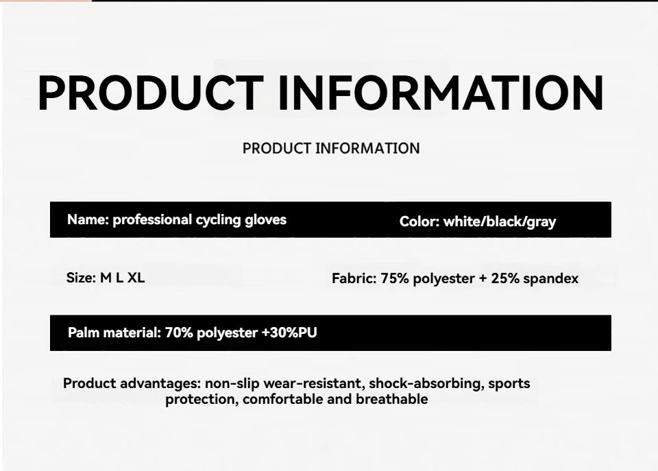 NOFOXO Summer Cycling Gloves Half Finger Breathable MTB