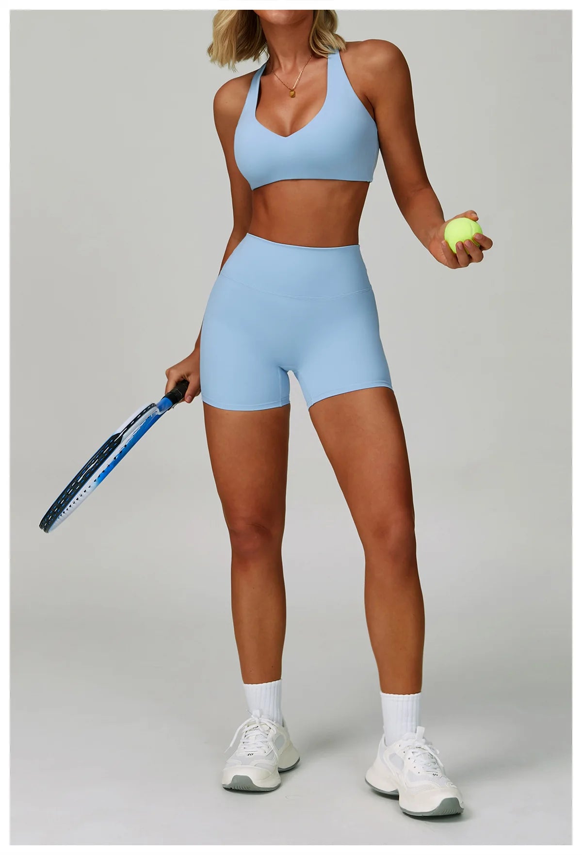 Women's 2-Piece Yoga Set, Leggings or Shorts, image 6 of 60