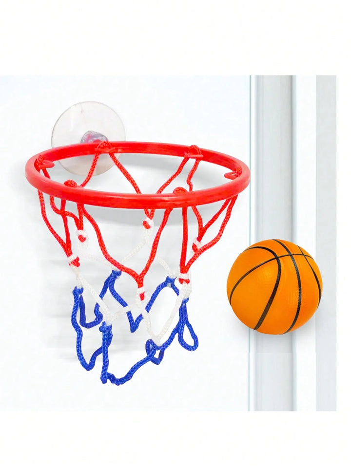 Kids' Mini Basketball Set with Rubber Ball