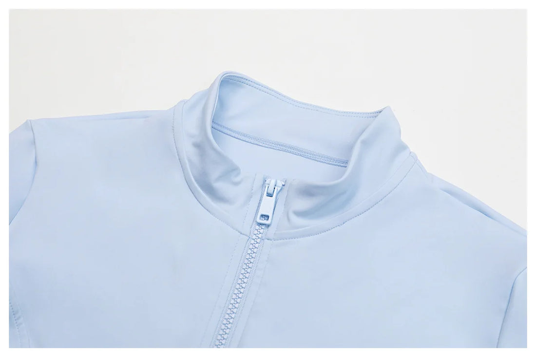 Women's Full-Zip Stretch Yoga Jacket