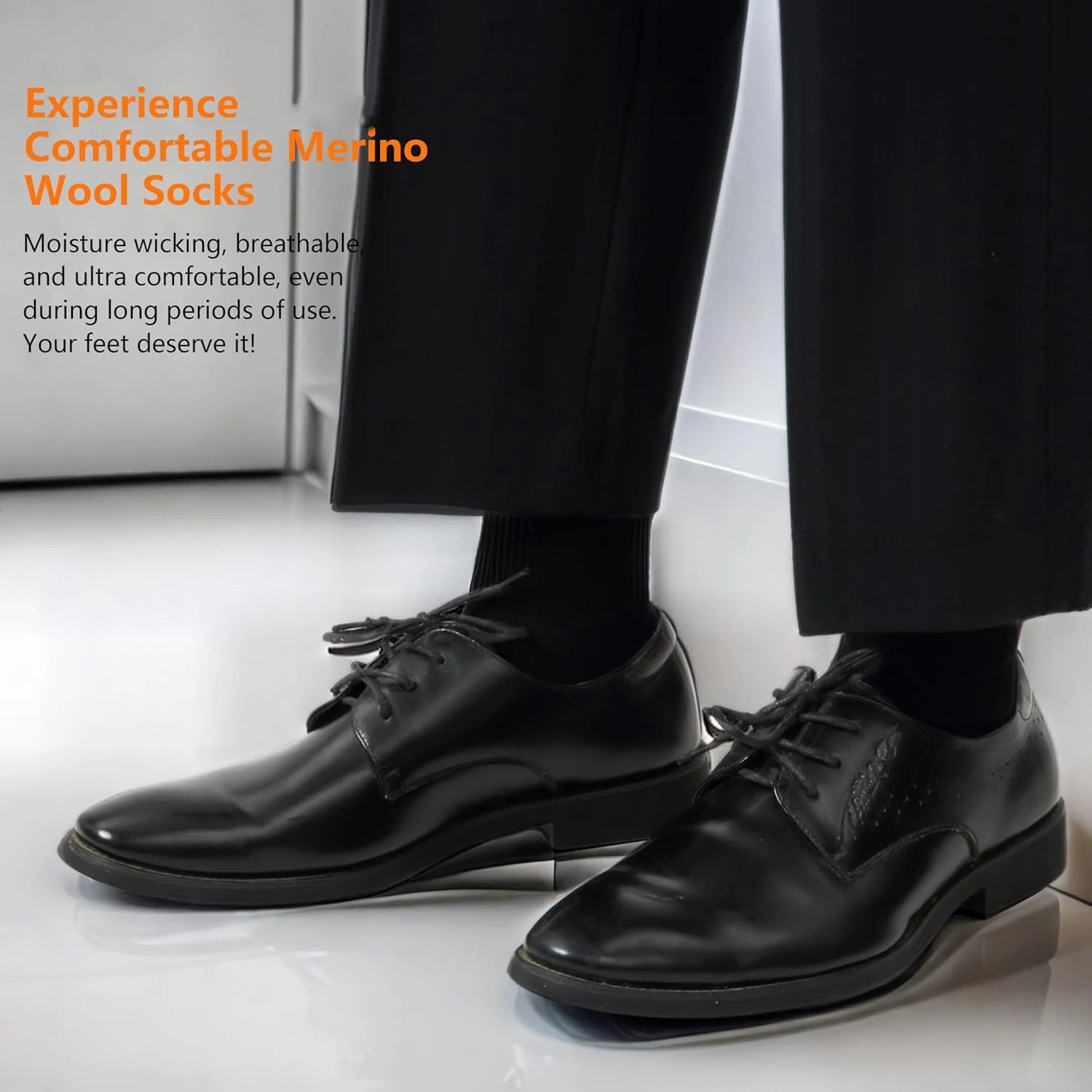 65% Merino Wool Ankle Socks Men Women Merino