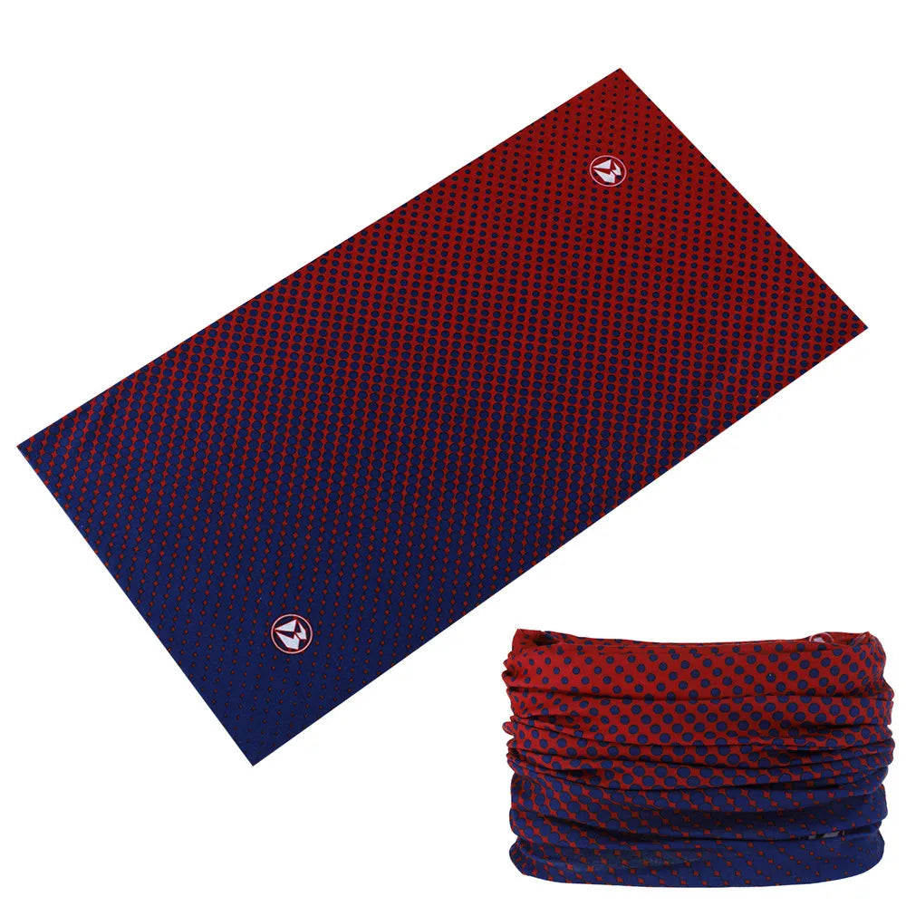 Unisex Gradient Print Bandana Neck Gaiter
