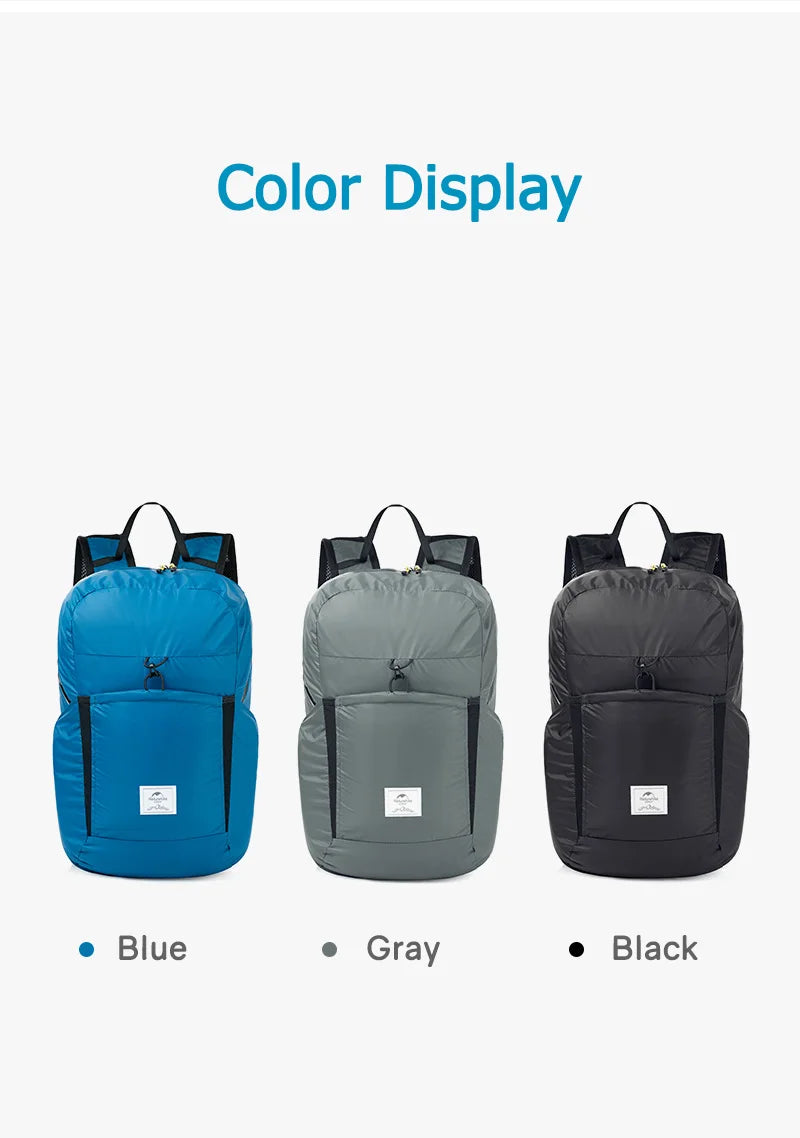 Naturehike Cloudy Goose 18L 22L Silicone Folding Backpack