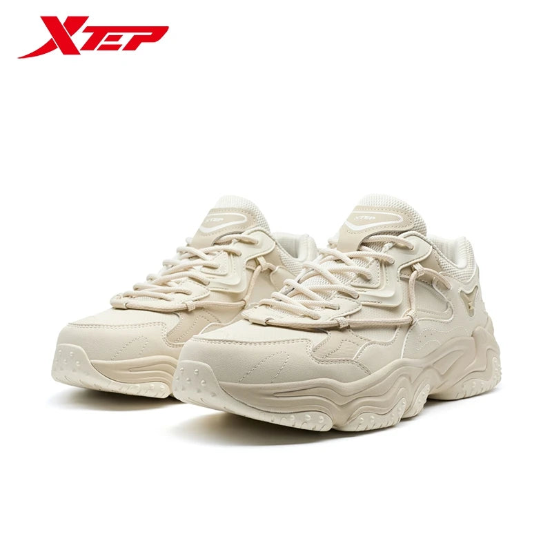 Xtep Volcano Casual Shoes Men 2025 Spring Comfortable