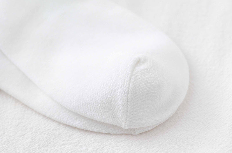 5 Pairs Men Crew Socks Black White Middle