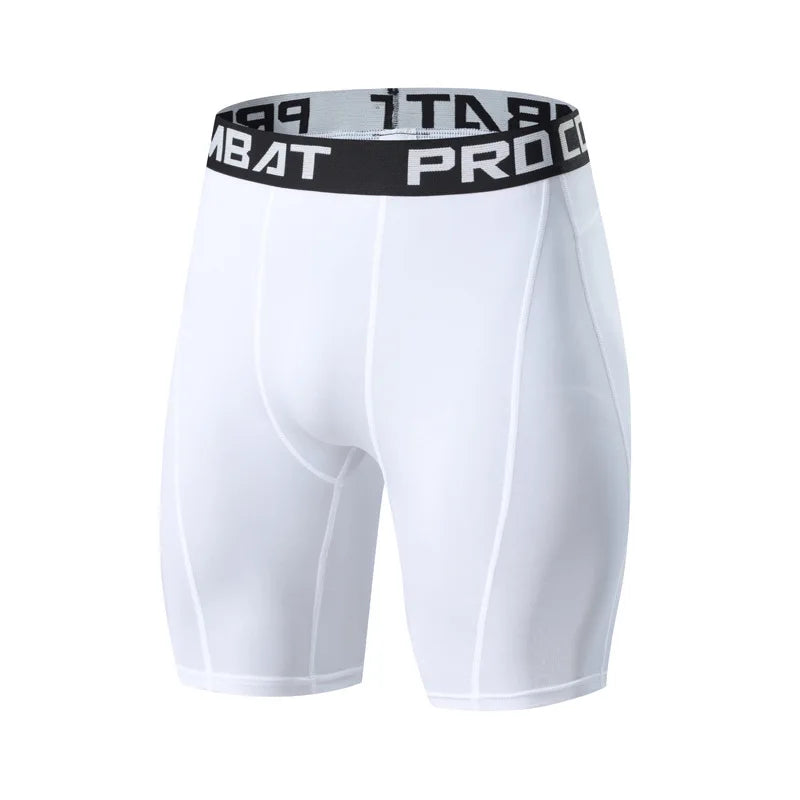 Men's Bodybuilding Compression Gym Shorts