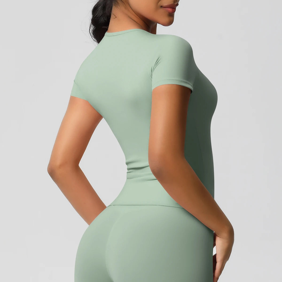 Workout Dry Fit Breathable High Elastic Sports Top