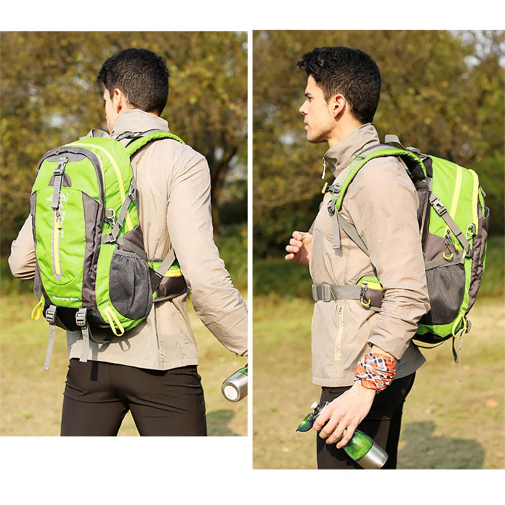 40L Water Resistant Travel Backpack Camping Hiking Laptop