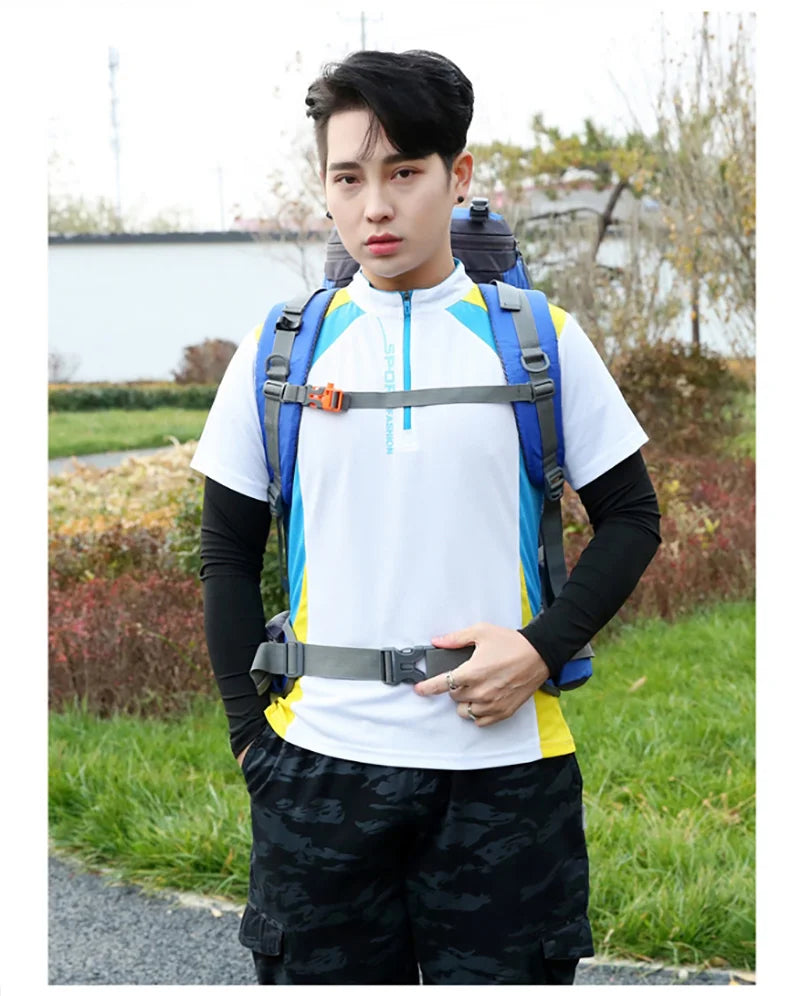 70L Camping Backpack Men's Travel Bag Climbing Rucksack