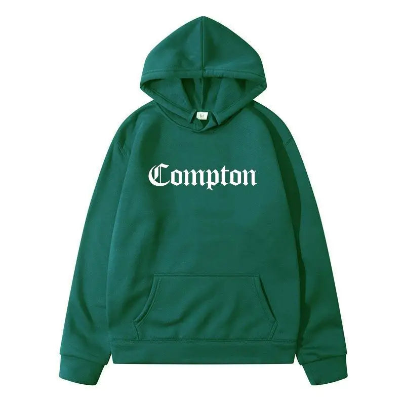Compton Goth Design Letter Y2k Hoodie Hoodies Men's