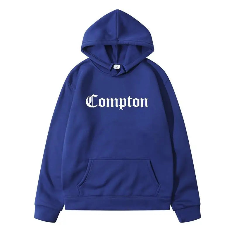 Compton Goth Design Letter Y2k Hoodie Hoodies Men's