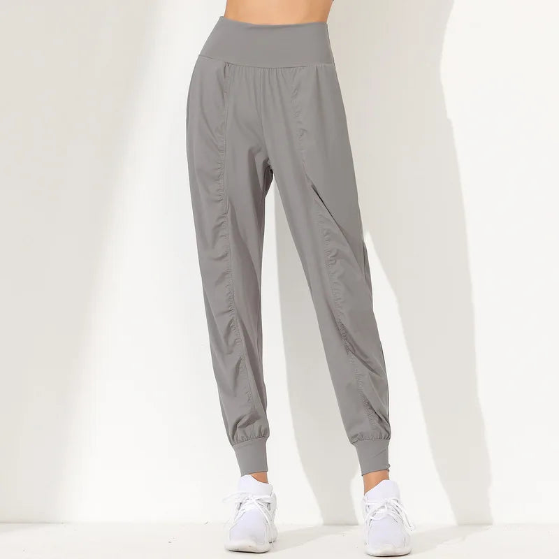 Women's Loose-Fit Cuffed Running Joggers, image 2 of 28
