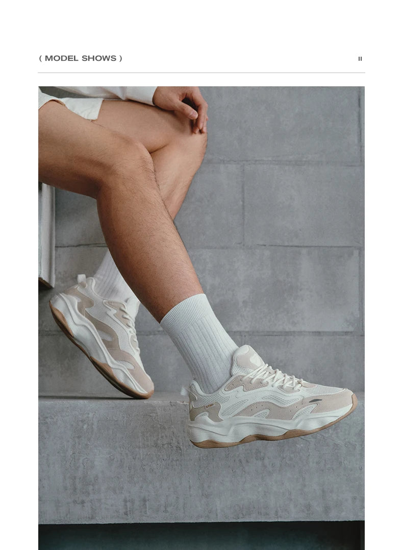 Xtep Casual Shoes Men 2024 Summer Comfortable Fashion