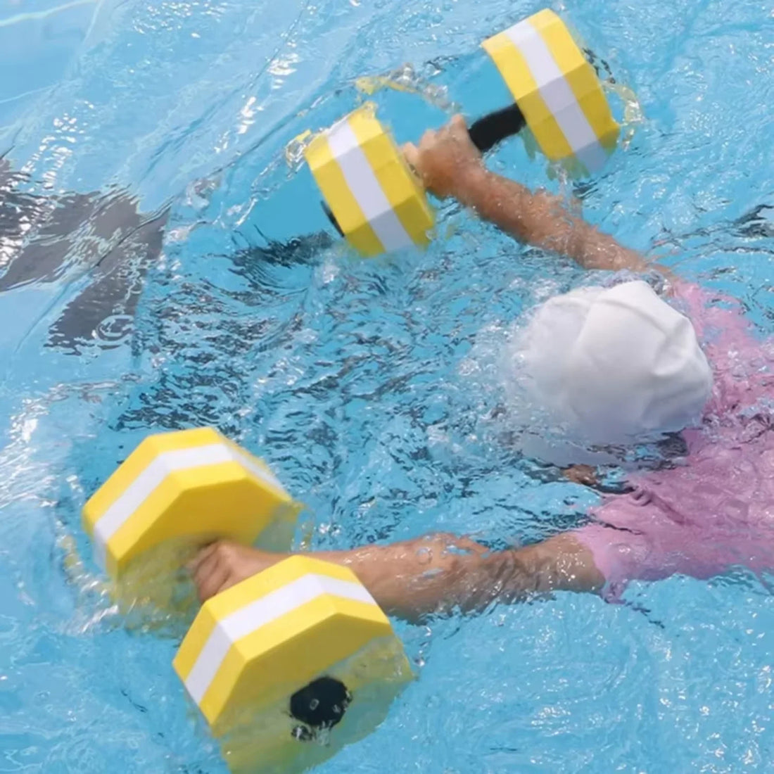 High-Density Foam Aqua Dumbbells, Pair