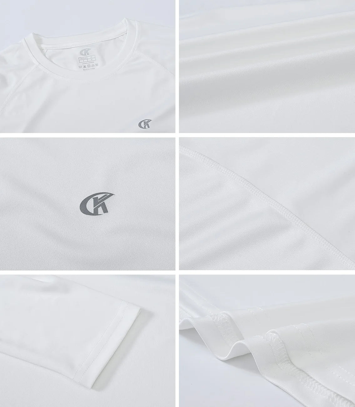 Men UPF 50+ Long Sleeve T-Shirt, Rash Guard