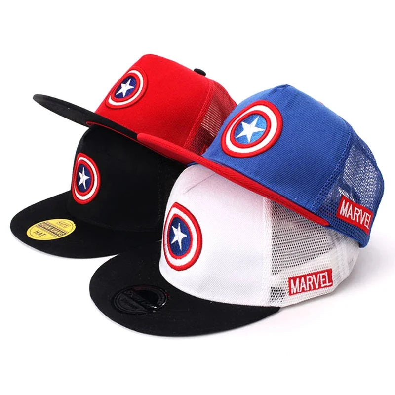 2024Disney Spiderman Cartoon Baby Hat Kids Baseball Cap