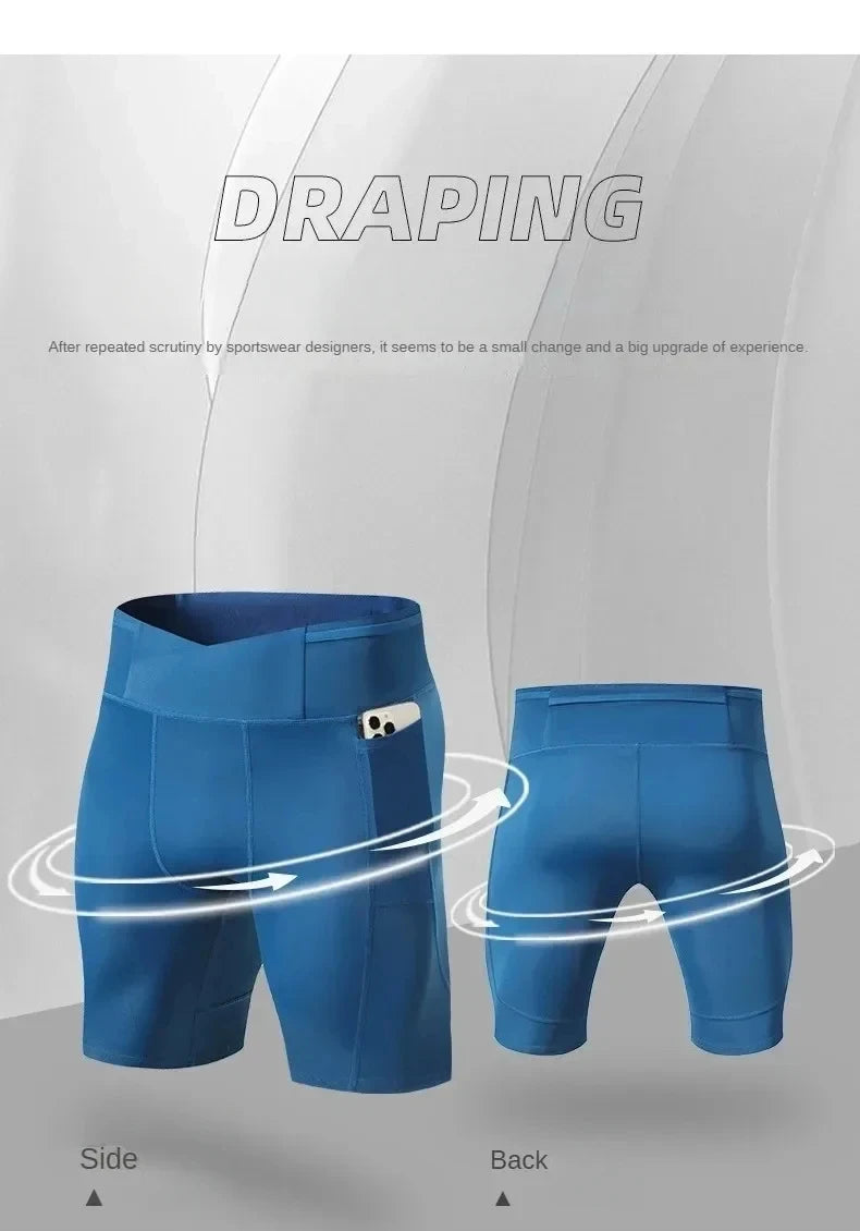 Compression Shorts Men Running Tights Women Workout Short