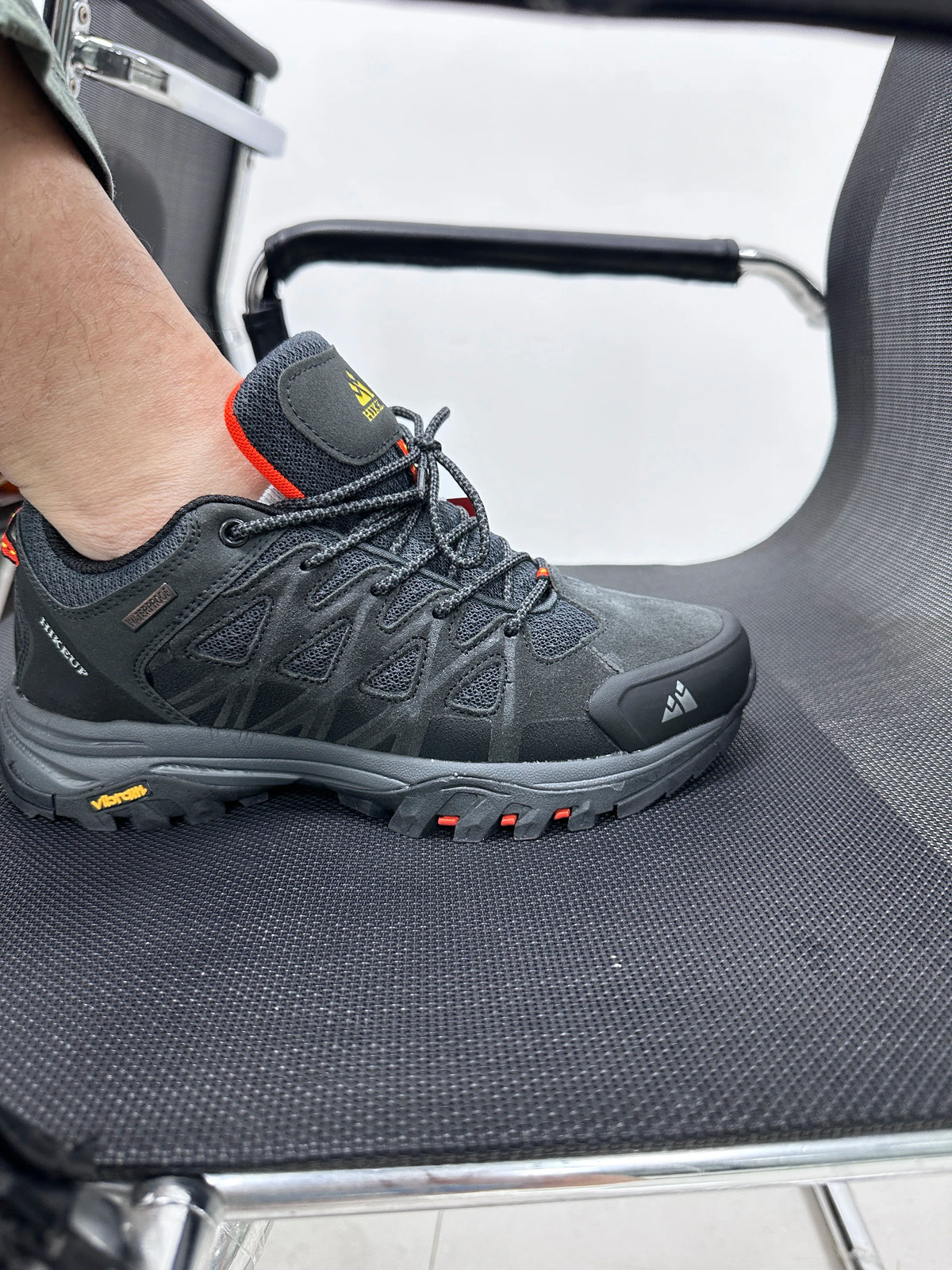 HIKEUP Men's Breathable Lace-Up Hiking Shoes, image 49 of 57