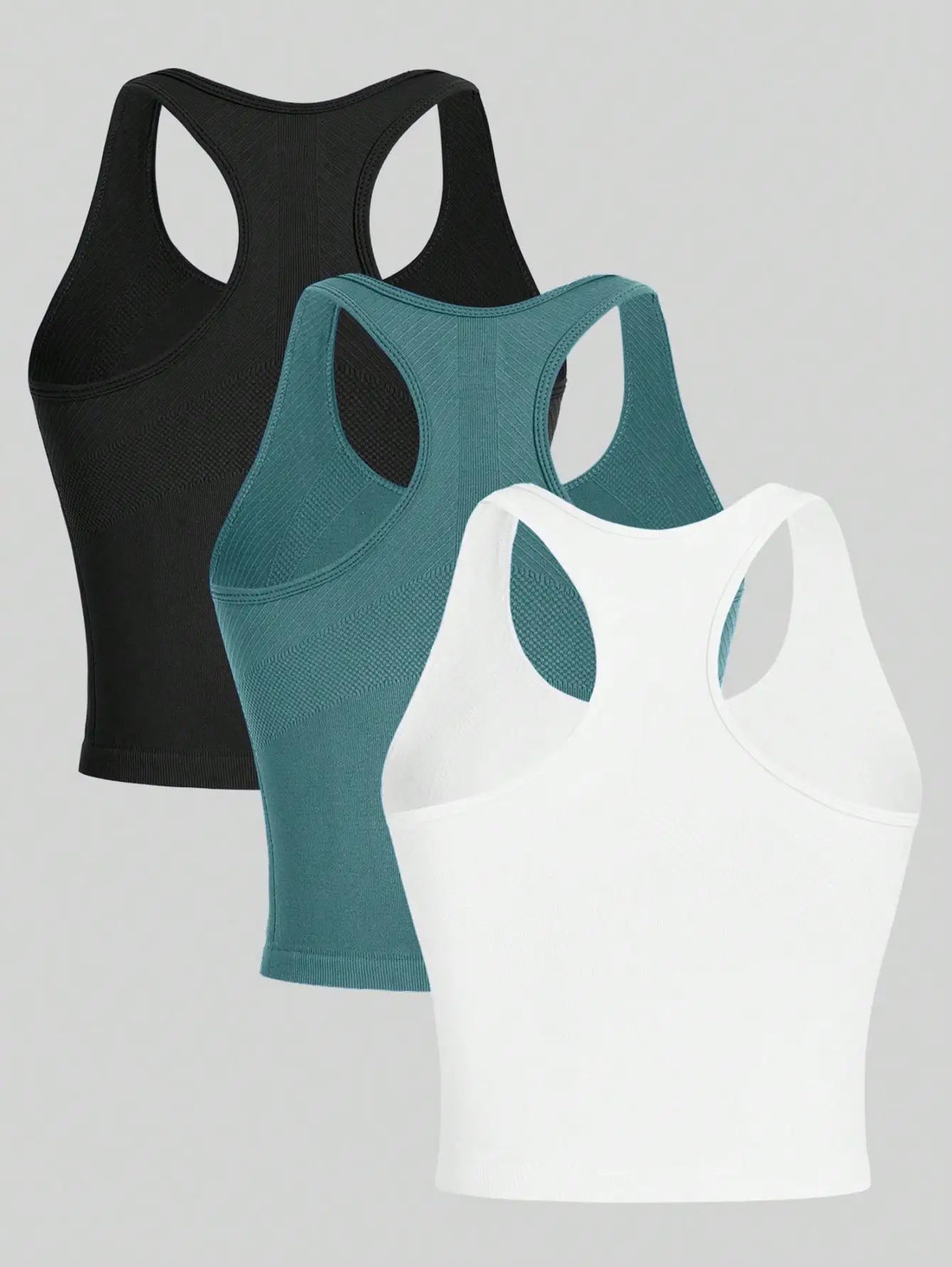 Women's Racerback Yoga Vest, Pack of 3