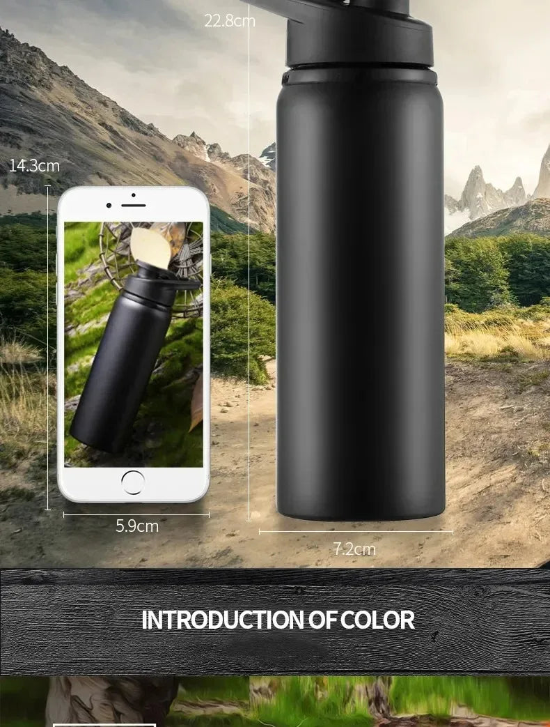 600ml Stainless Steel Bike Water Bottle, image 12 of 28