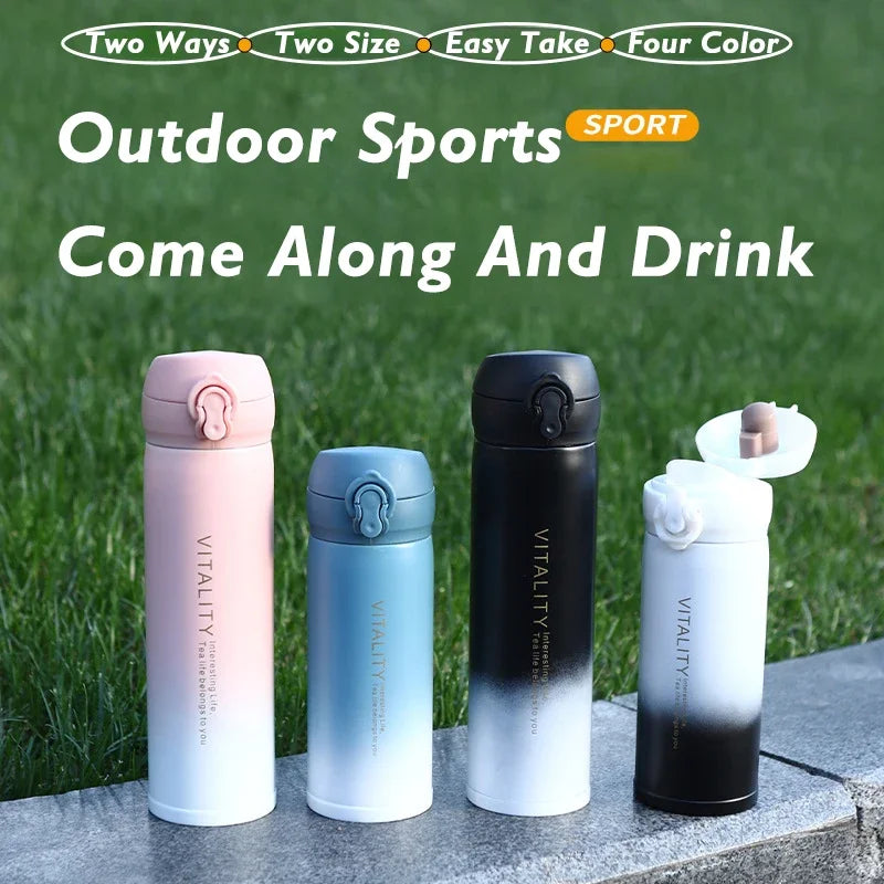 350/450ml Gradient Portable Thermal Insulation Vacuum Tumbler Cup