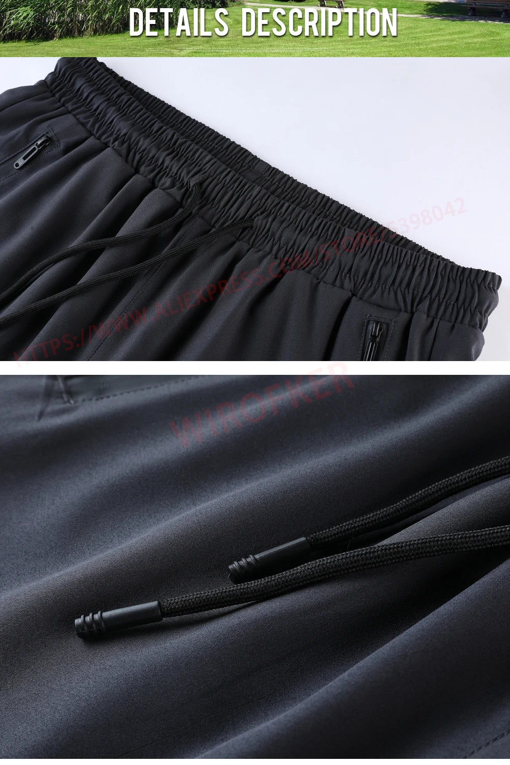 Men's 2-in-1 Double-Layer Running Trousers, image 16 of 20