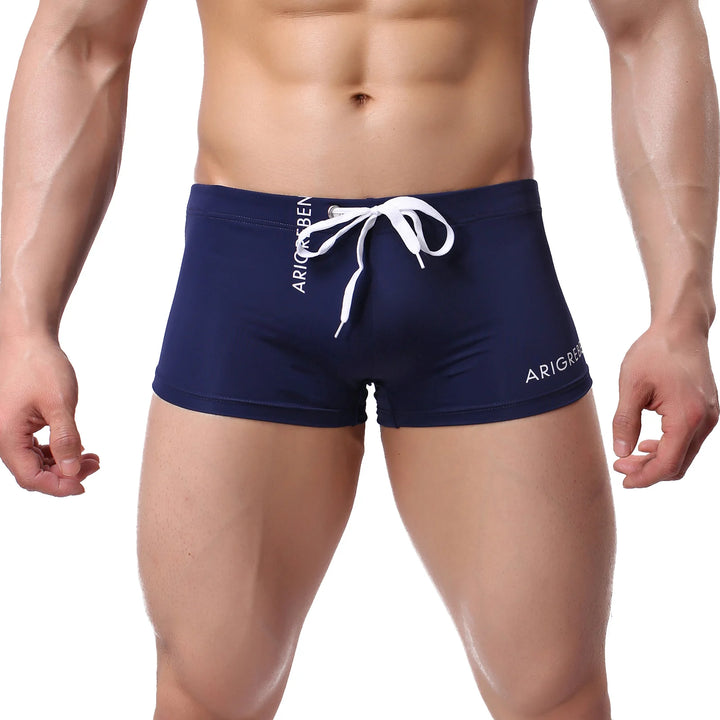 Men's Fitted Quick-Dry Swim Trunks, M-3XL