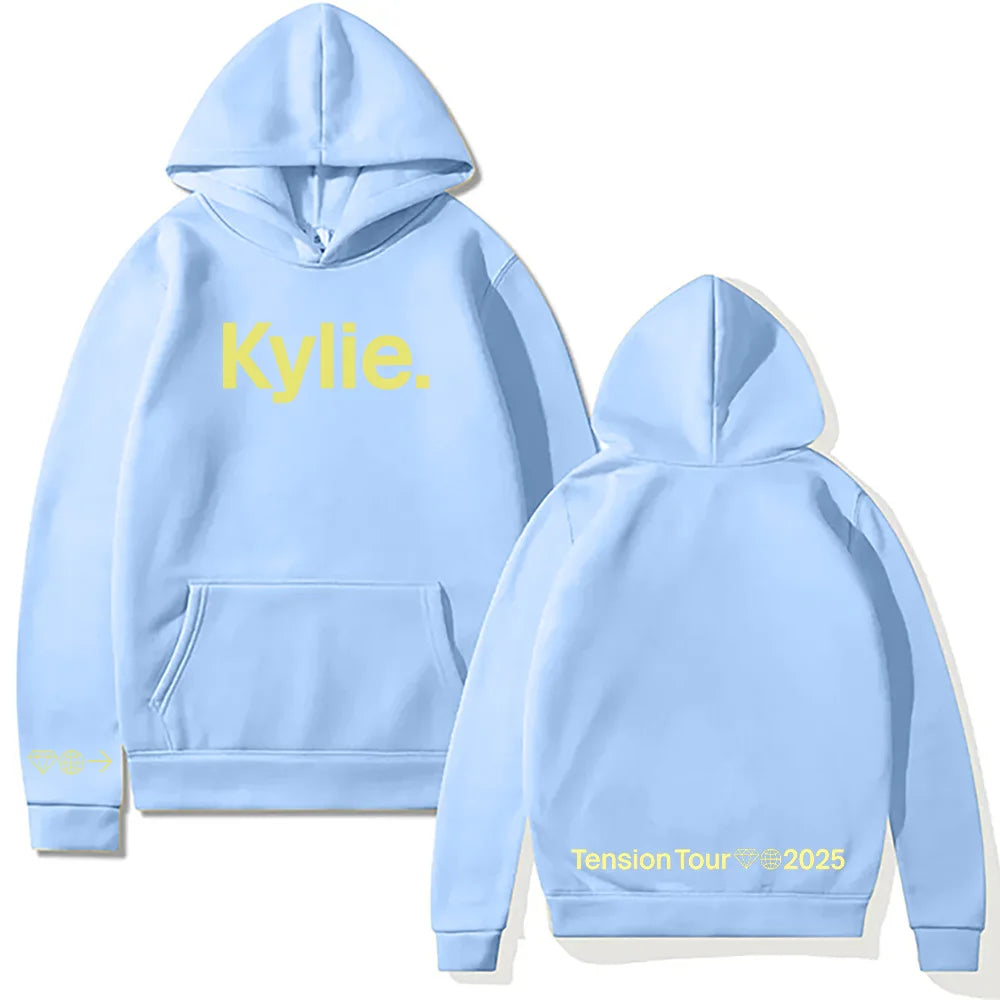 Kylie Minogue Tension Tour Logo Hoodie Hip Hop