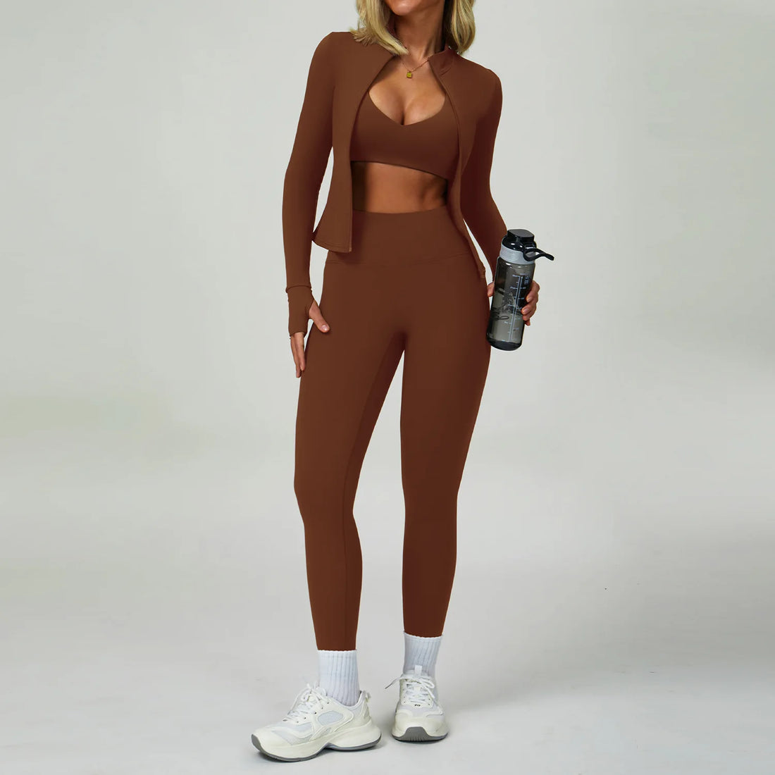 Women's 2-Piece Yoga Set, Leggings or Shorts