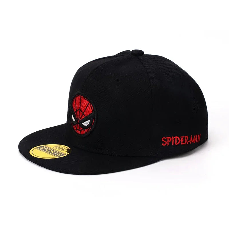 2024Disney Spiderman Cartoon Baby Hat Kids Baseball Cap