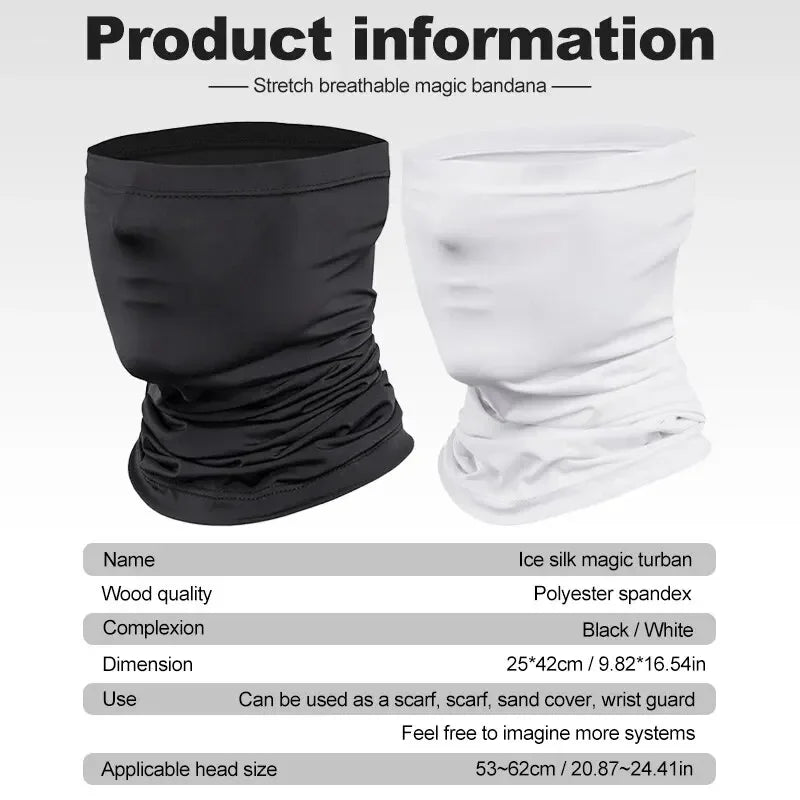 Cycling Face Mask Absorb Sweat Breathable Fishing Training