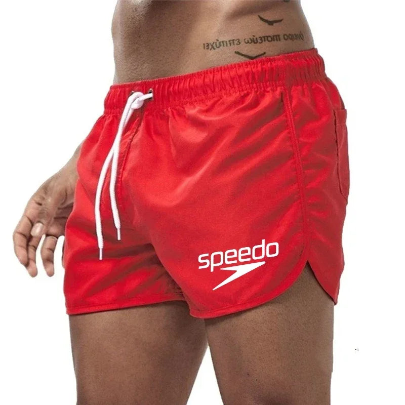 Summer Men's Shorts 2025 Beach Trunks Swim Gym