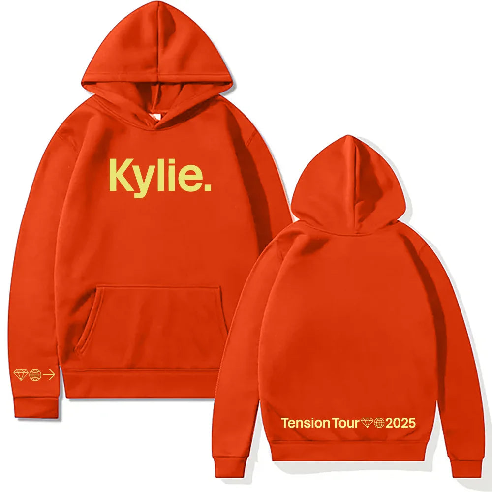 Kylie Minogue Tension Tour Logo Hoodie Hip Hop