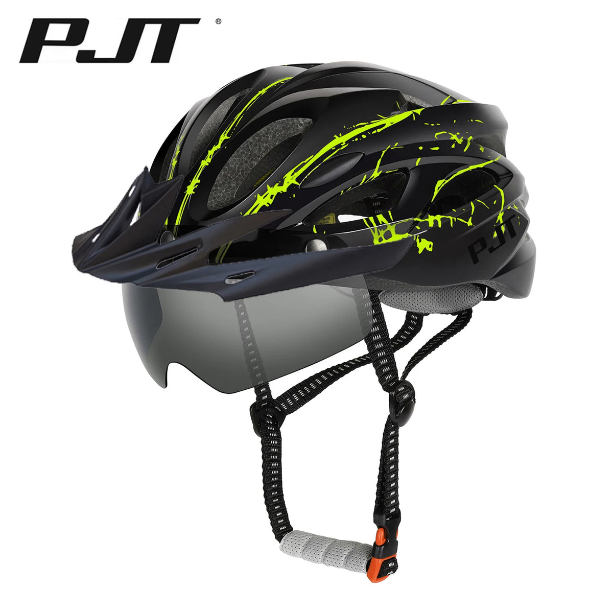 Lightweight Cycling Helmet with Goggles, image 5 of 18