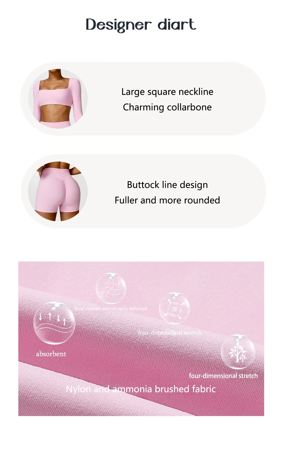 2PCS Yoga Suit Sports Set Women Quick-Drying Gym