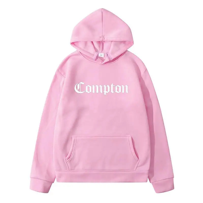 Compton Goth Design Letter Y2k Hoodie Hoodies Men's