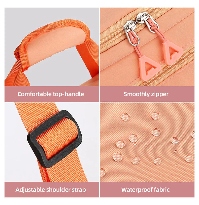 Women's Waterproof Gym Bag with Shoe Pocket, image 12 of 30
