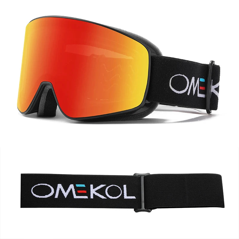 Double-Layer Lens Anti-Fog Ski Goggles, image 1 of 18