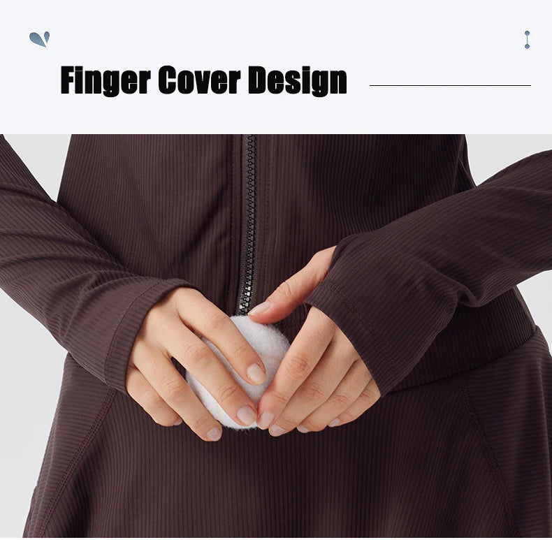 Women's Relaxed-Fit Summer Zip Yoga Jacket