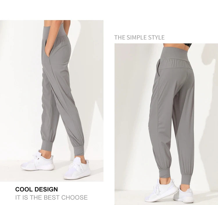 Women's Loose-Fit Cuffed Running Joggers, image 25 of 28