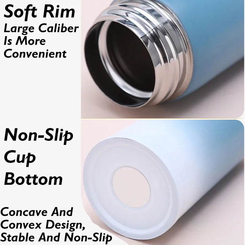 350/450ml Gradient Portable Thermal Insulation Vacuum Tumbler Cup